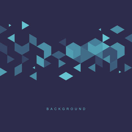 Abstract geometric technological background. Vector creative design.