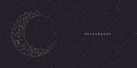 Abstract night starry sky background. Space vector geometric graphic background.のイラスト素材