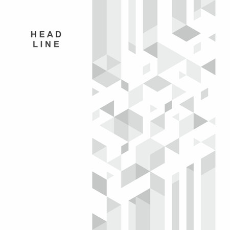 Abstract geometric technological background. Vector creative design.のイラスト素材
