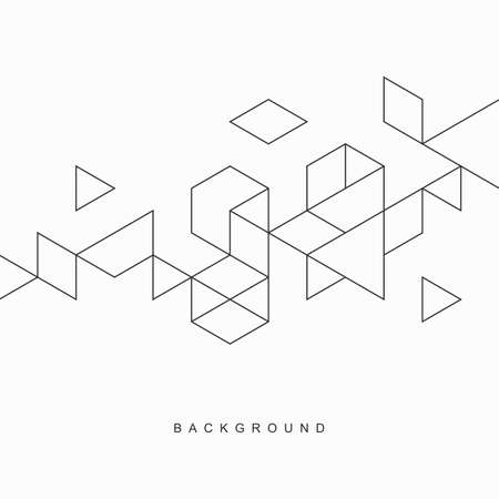 Abstract geometric technological background. Vector creative design.のイラスト素材