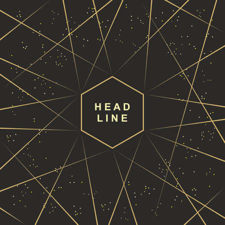 Abstract geometric technological background. Vector creative design.のイラスト素材