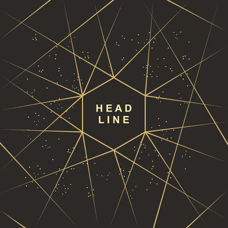 Abstract geometric technological background. Vector creative design.のイラスト素材