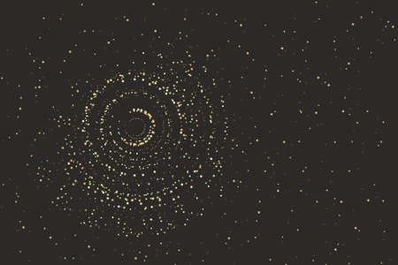 Abstract night starry sky background. Space vector geometric graphic background.のイラスト素材