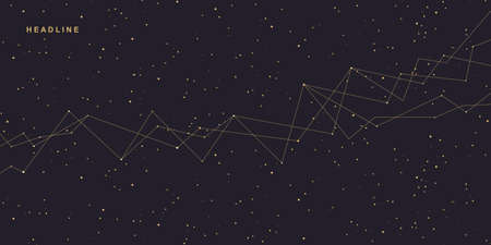 Abstract geometric technological background. Vector creative design.のイラスト素材