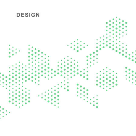 Abstract geometric technological background. Vector creative design.のイラスト素材