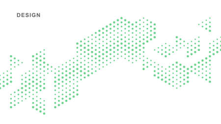 Abstract geometric technological background. Vector creative design.のイラスト素材