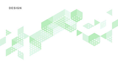 Abstract geometric technological background. Vector creative design.のイラスト素材