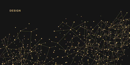 Abstract geometric technological background. Vector creative design.のイラスト素材
