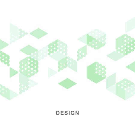 Abstract geometric technological background. Vector creative design.のイラスト素材