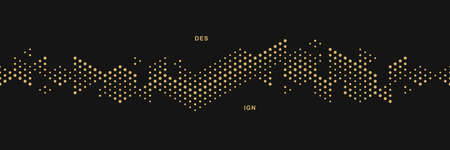 Abstract geometric technological background. Vector creative design.のイラスト素材
