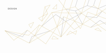 Abstract geometric technological background. Vector creative design.のイラスト素材