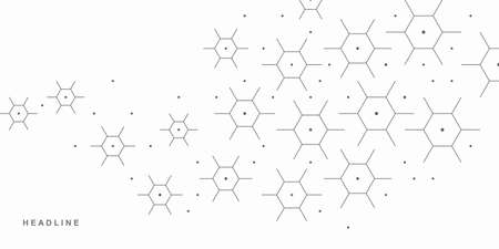 Abstract geometric technological background. Vector creative design.のイラスト素材