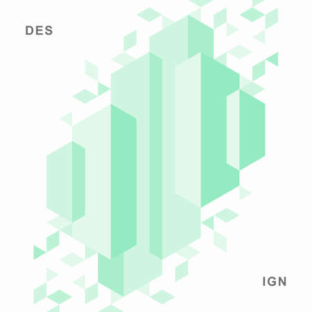 Abstract geometric technological background. Vector creative design.のイラスト素材
