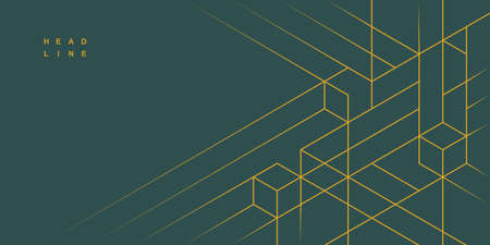 Abstract geometric technological background. Vector creative design.のイラスト素材