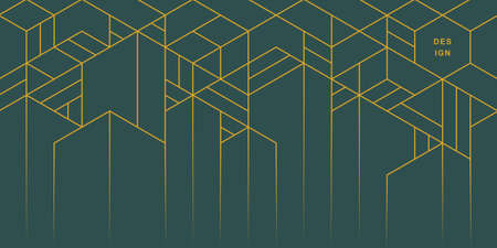 Abstract geometric technological background. Vector creative design.のイラスト素材