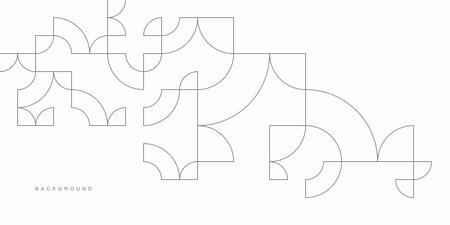 Abstract geometric technological background. Vector creative design.のイラスト素材