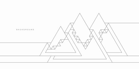 Abstract geometric technological background. Vector creative design.のイラスト素材