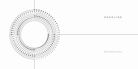 Abstract geometric technological background. Vector creative design.のイラスト素材