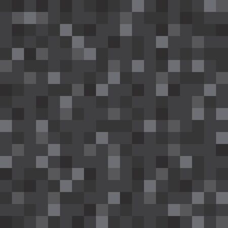 Abstract block texture black. Pixel background.のイラスト素材
