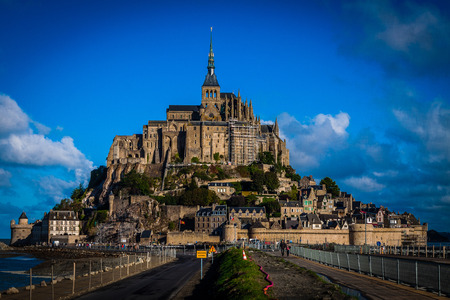France  Normandy  Mont Saint-Michel の写真素材