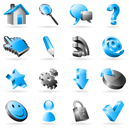 Web icons.のイラスト素材