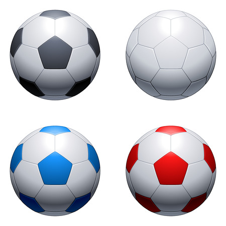 Soccer balls.のイラスト素材