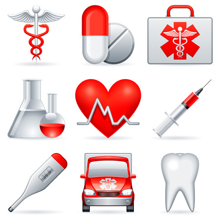Medical icons.のイラスト素材