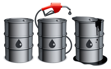 Oil barrels.のイラスト素材