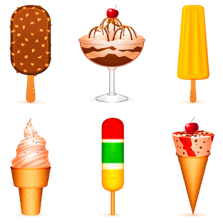 Ice cream.のイラスト素材