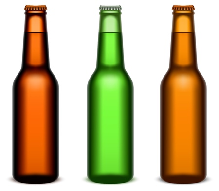 Beer bottles.のイラスト素材