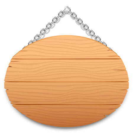 Wooden signboard のイラスト素材