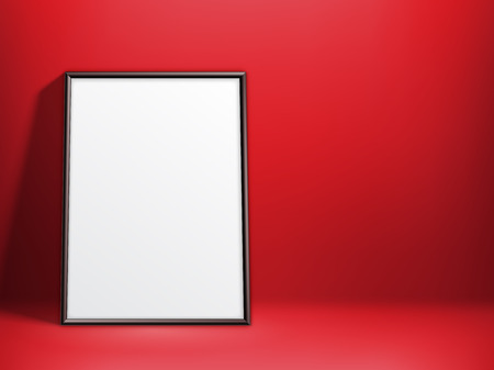 Blank White Poster Template