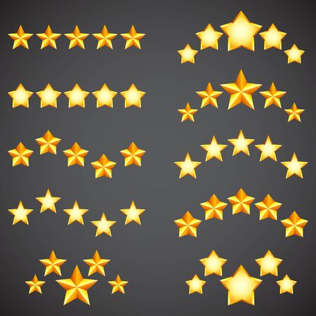 Star Rating Iconsのイラスト素材