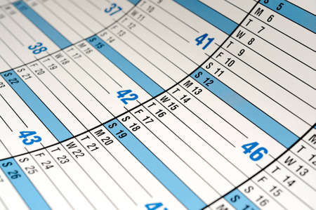 Calenderの写真素材