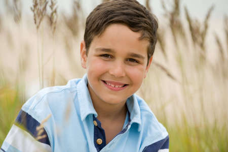 Portrait of happy boy