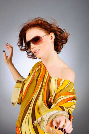 Beautiful female dancingの写真素材