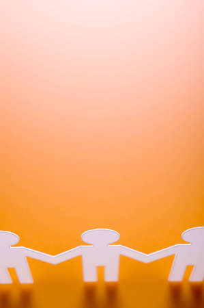 Paper figuresの写真素材