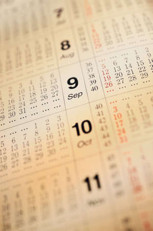 calenderの写真素材