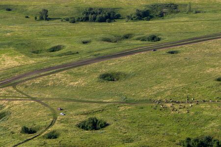 Shikhan mountain, Tra-Tau, Russia, Bashkortostan, South Uralの写真素材