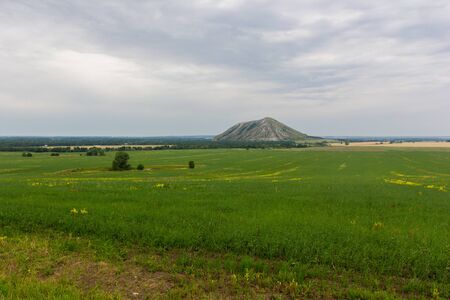 Shikhan mountain Yuraktau Russia, Bashkortostan, South Ural.の写真素材