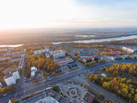 Ufa - the capital of Bashkortostan, where they drink mare's milk and go to work on horsebackの写真素材
