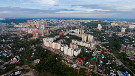 Ufa - the capital of Bashkortostan, where they drink mare's milk and go to work on horsebackの写真素材