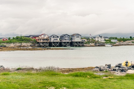Landscape of village in Norway, Scandinavia