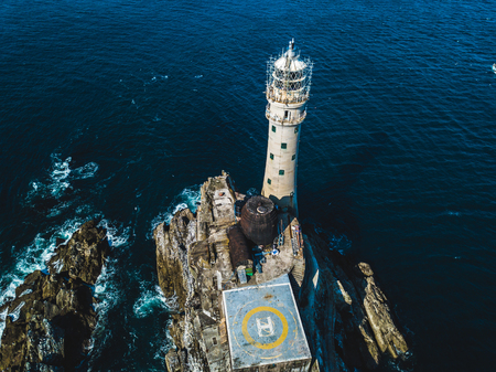 lighthouse, Fastnet Rock, County Cork, Irelandの写真素材