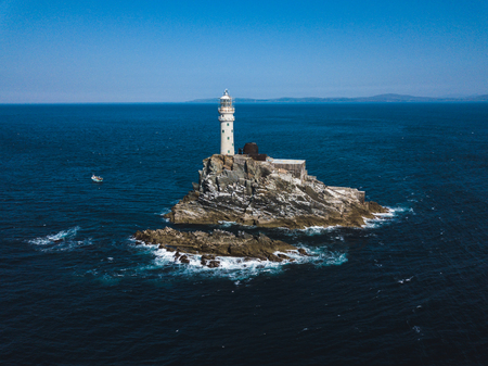 lighthouse, Fastnet Rock, County Cork, Irelandの写真素材