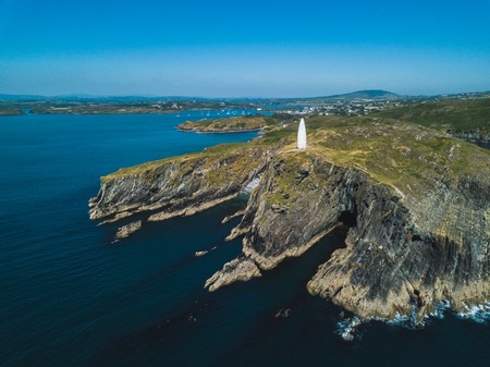 The Baltimore Beacon, West Cork, Ireland. Summerの写真素材