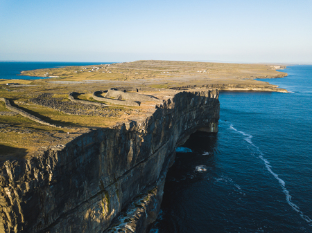 Inishmore on the Aran Islands, Irelandの写真素材