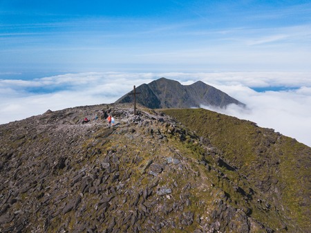 Aerial view of Carrauntoohil