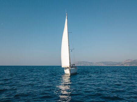 Sailing aerial video in the Turkey