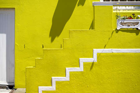 Colourful houses in the bo-kaap region of Cape Town, South Africaのeditorial素材